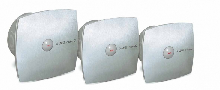 Вентилятор накладной Cata X-Mart 15 Matic inox Timer (таймер)
