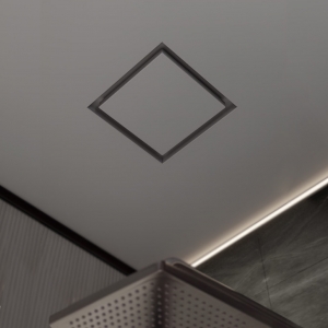 Диффузор под покраску скрытого монтажа SECRET SOFT FRAME D125мм